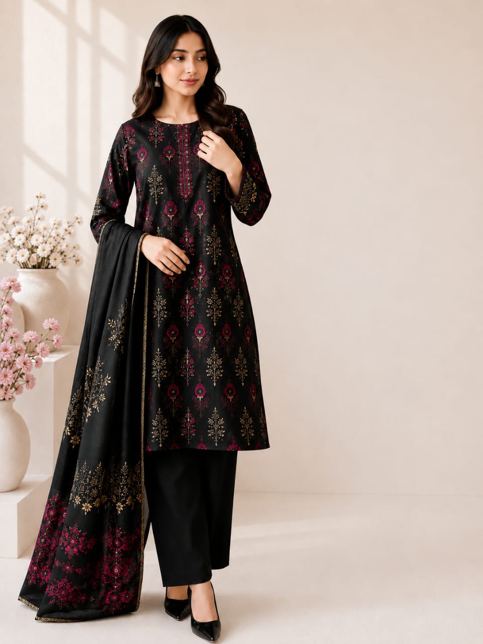 Lawn 3 Piece Unstitched Suit