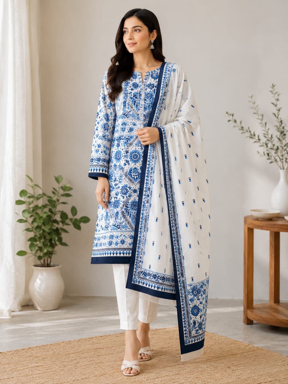 Lawn 3 Piece Unstitched Suit