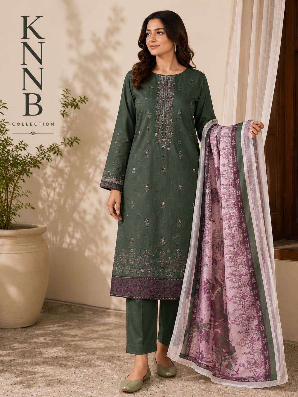 Lawn 3 Piece Unstitched Suit
