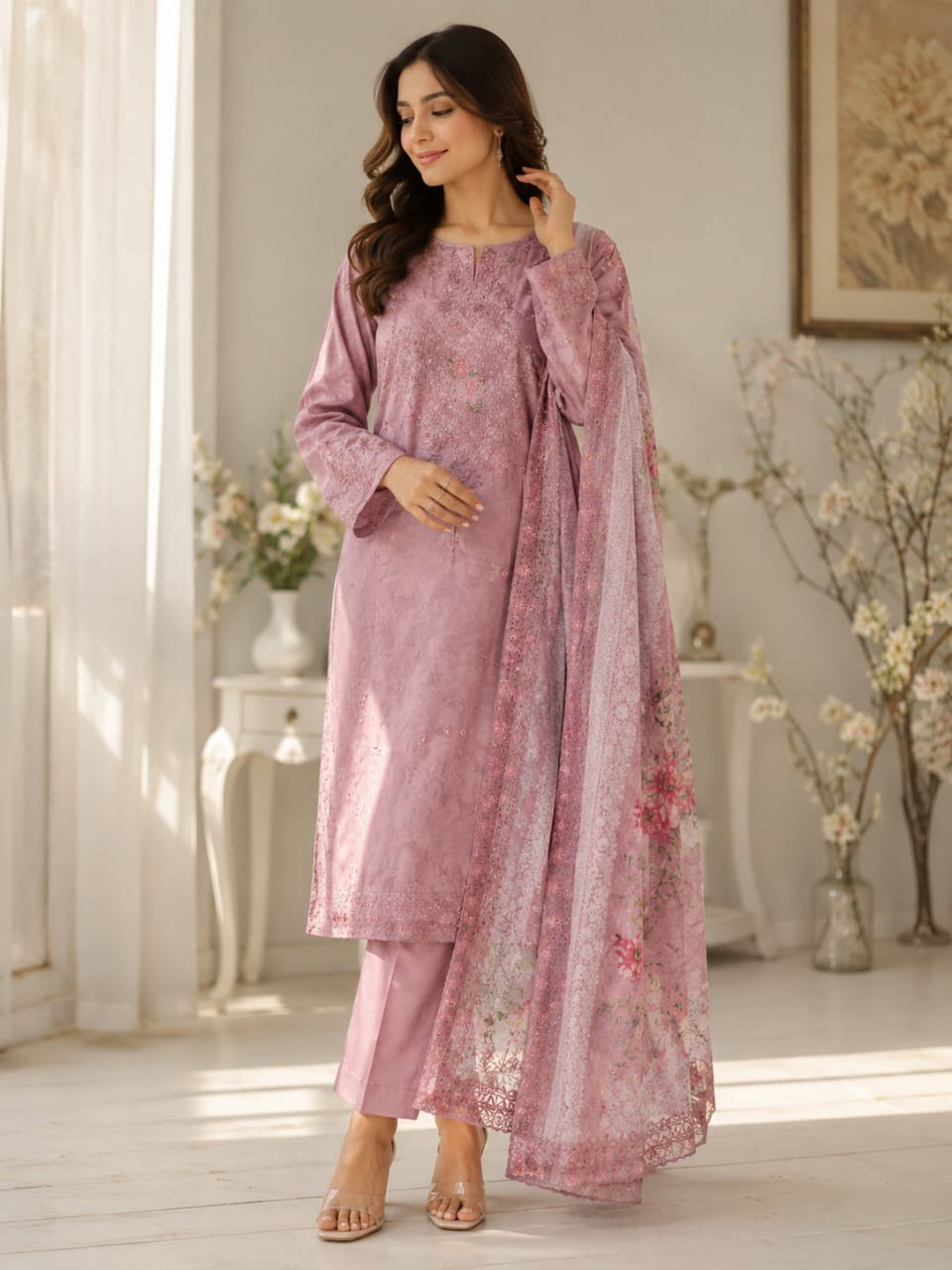 Lawn 3 Piece Unstitched Suit